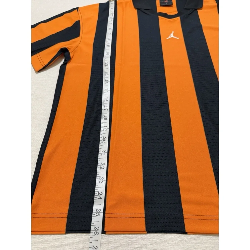 Nike Jordan Brooklyn Collegiate Goalie Shirt Mens Size M Orange HV0107-010 NWT